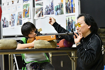 射撃（日本障害者スポーツ射撃連盟）の写真