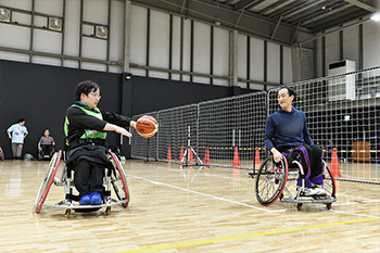 車いすバスケットボール（東京都車椅子バスケットボール連盟）の写真