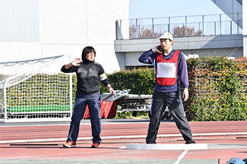 陸上競技（東京都知的障がい者陸上競技連盟の写真）