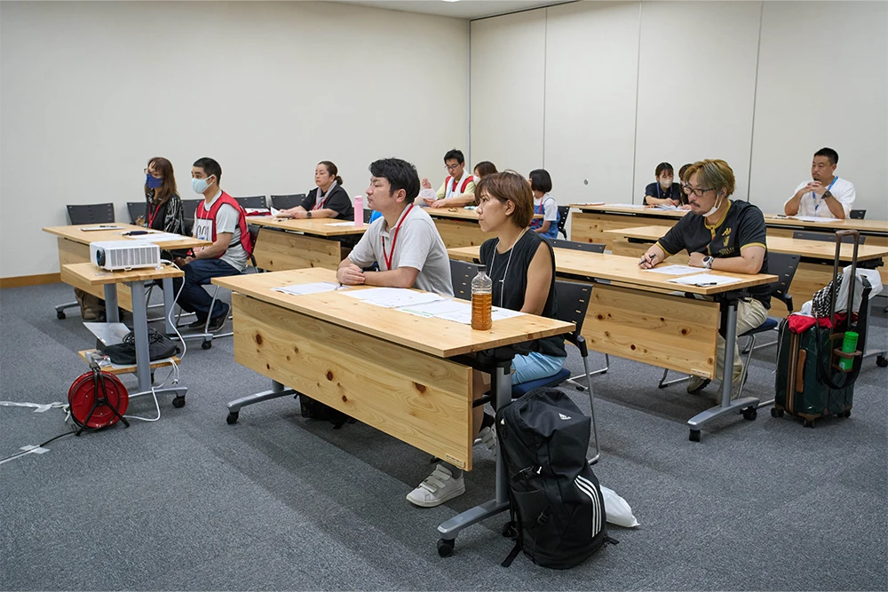 講習会参加者の様子の写真